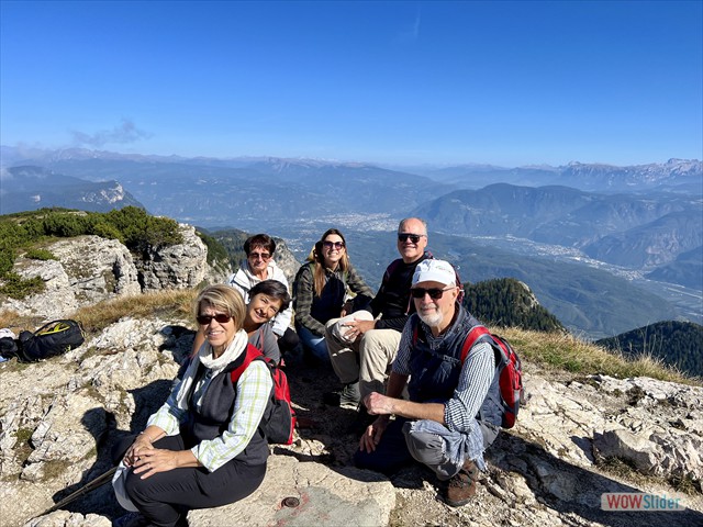556 Il gruppo sulla cima
