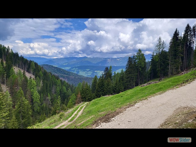 256 il panorama dalla malga