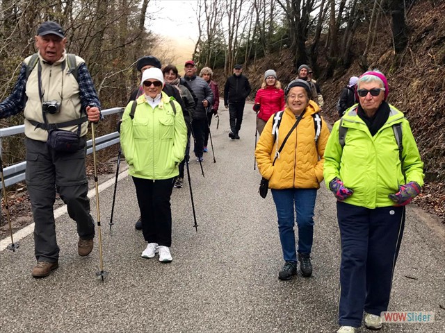 Si parte per le camminata
