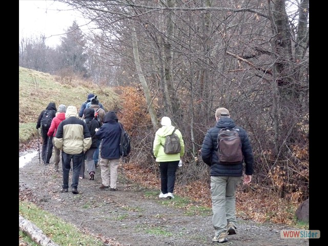 Il sentiero … un po’ umido
