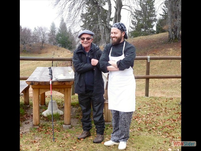 Francesco e il rifugista!
