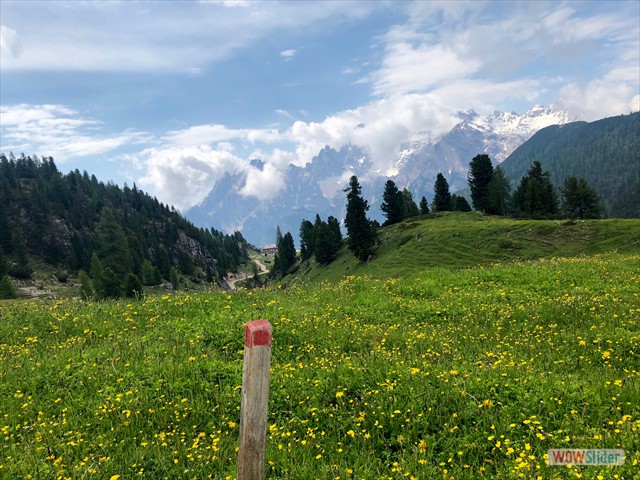 368 In basso, il Rifugio Vallandro