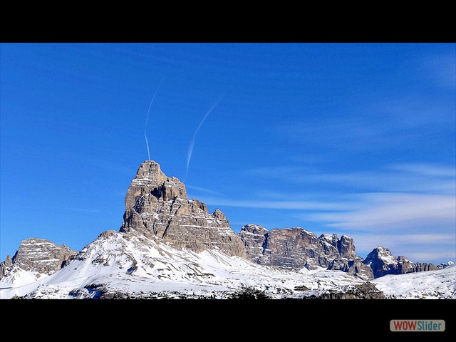 9 le Tre Cime, viste di profilo